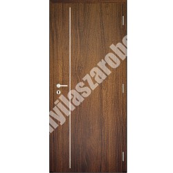 Dekorfóliás aluminium-intarziás belső ajtó - Line 3