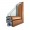 Oknoplast 7 kamrás kétszárnyú tokosztós ablak bukónyíló/bukónyíló